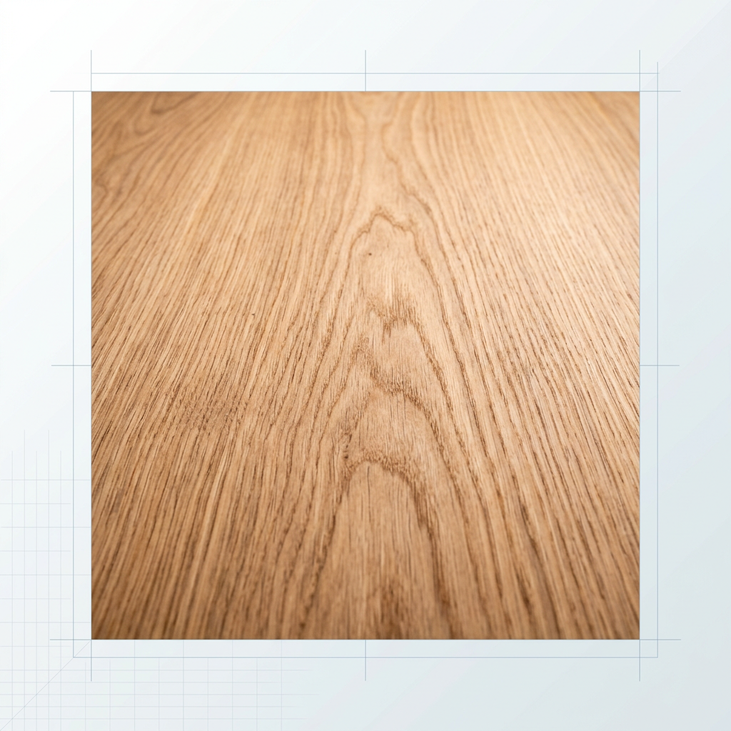 Pristine wood surface with visible grain texture after laser cleaning, showing clean undamaged timber ready for finishing.